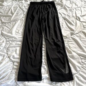 Nike Boys Black Mesh Detail Pants